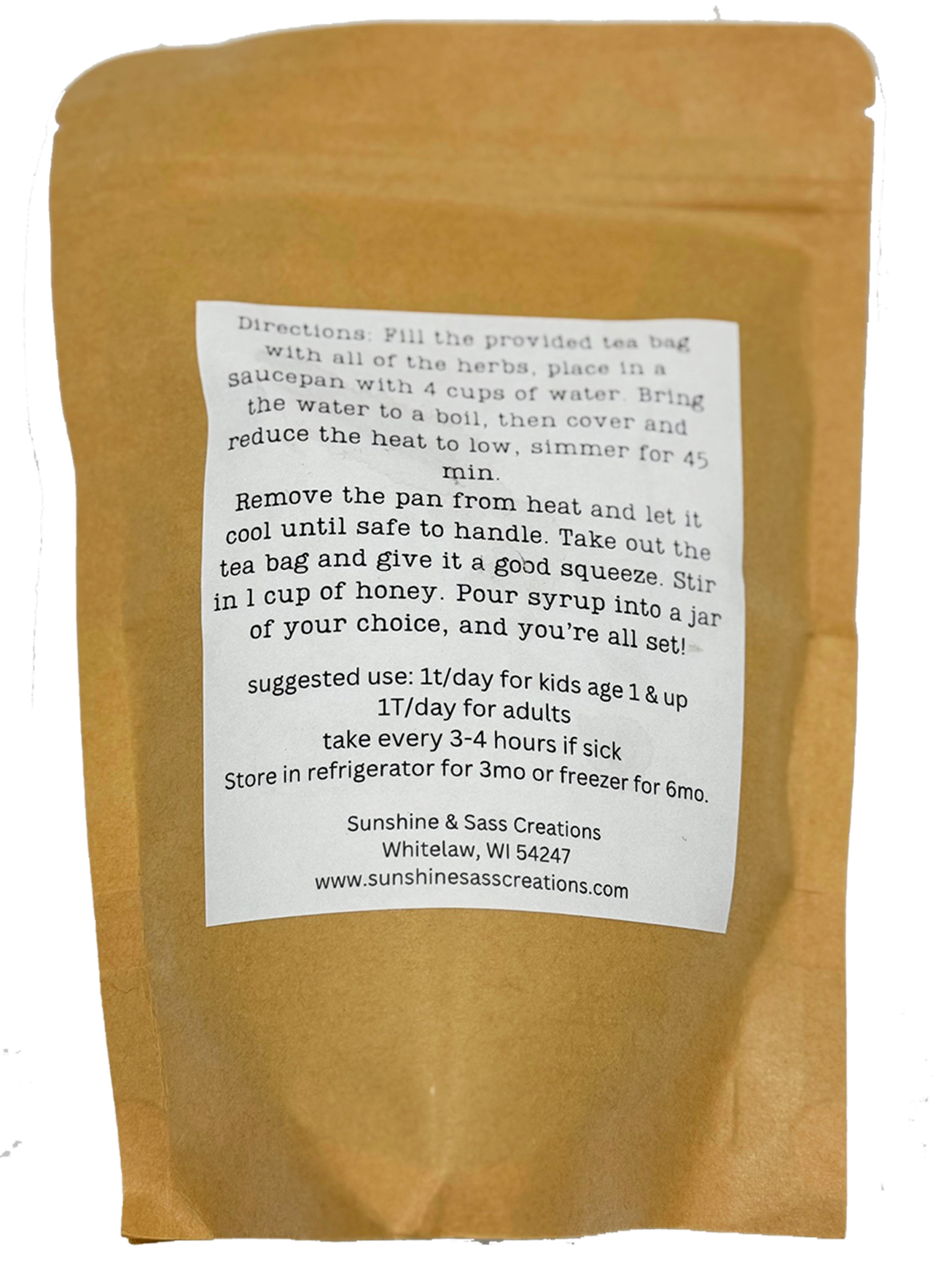Allergy Elderberry Syrup Kit