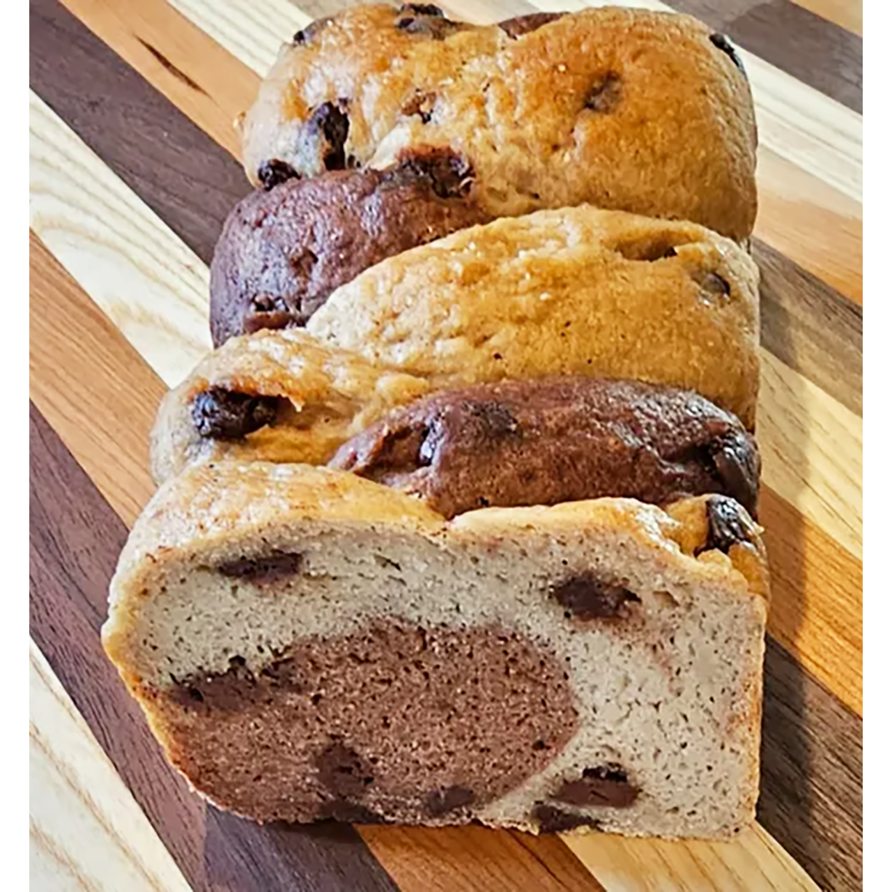 Chocolate Chip Twist Loaf - Gluten Free & Vegan