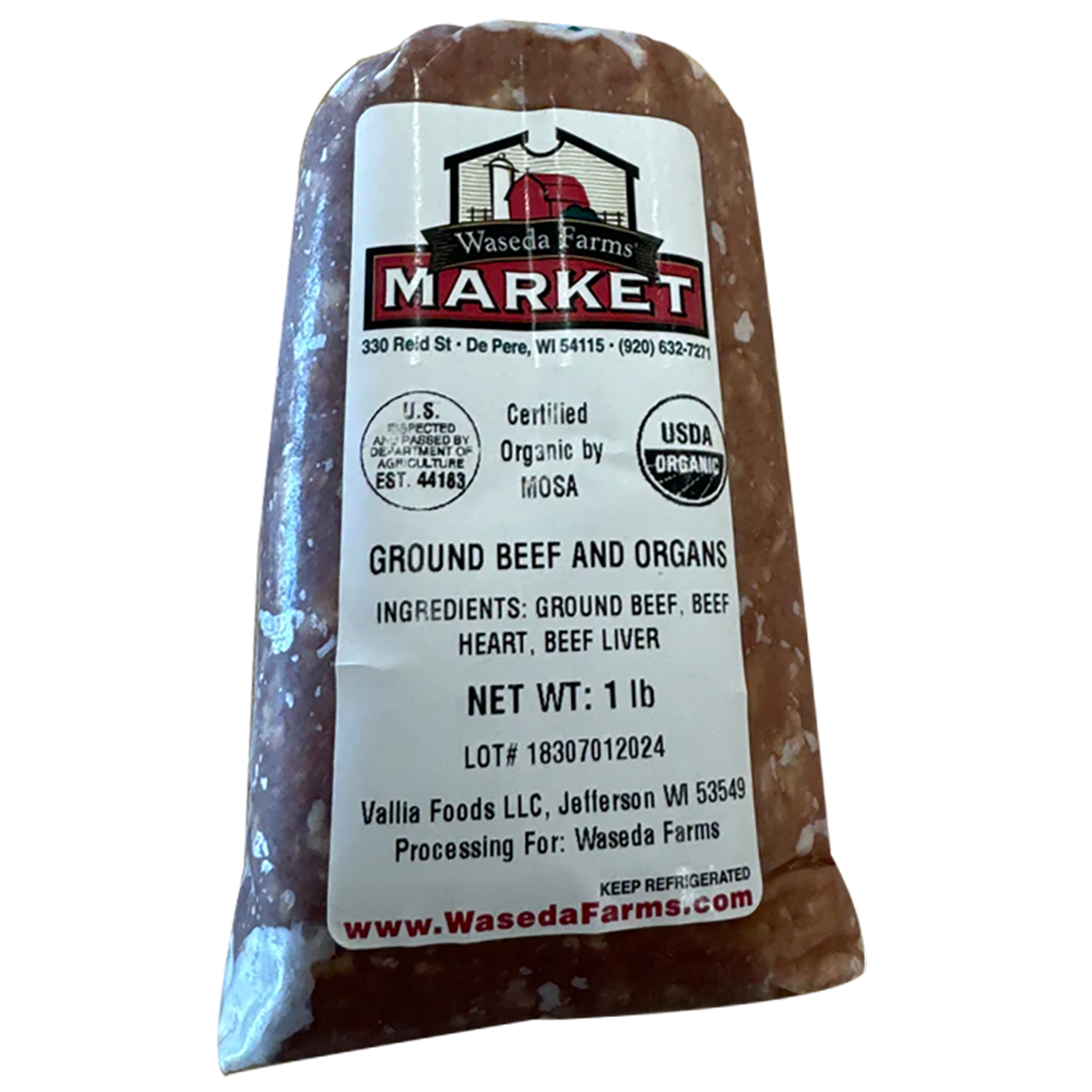 Ground Beef and Organs - Organic