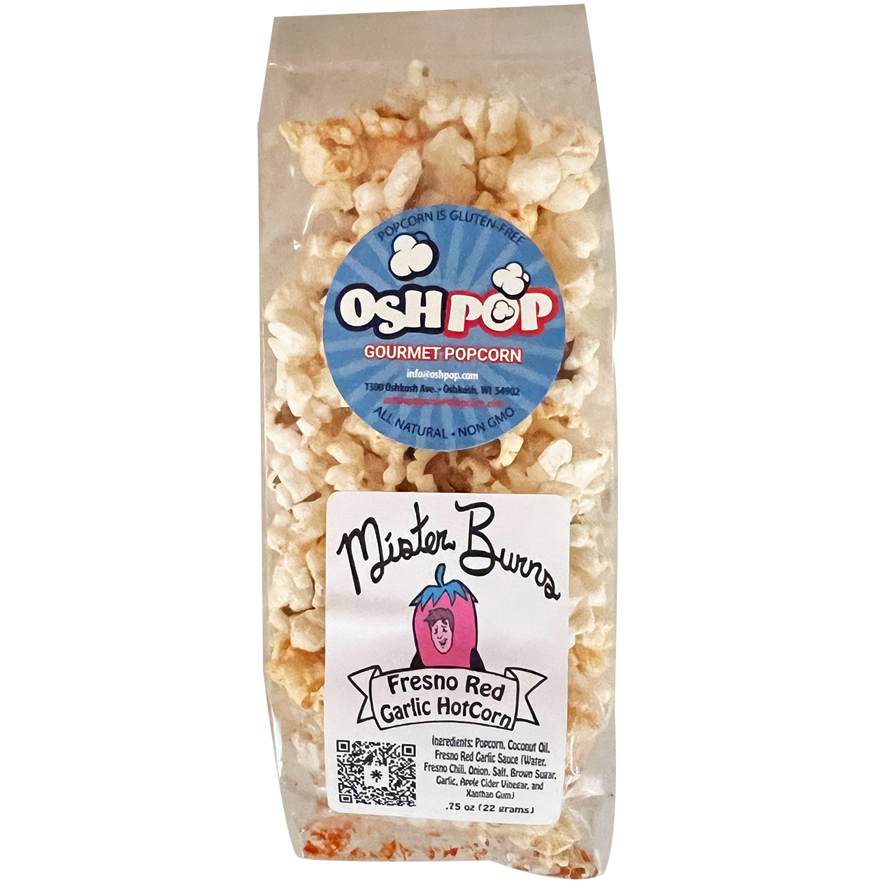 Popcorn - Fresno Red Garlic Hotcorn
