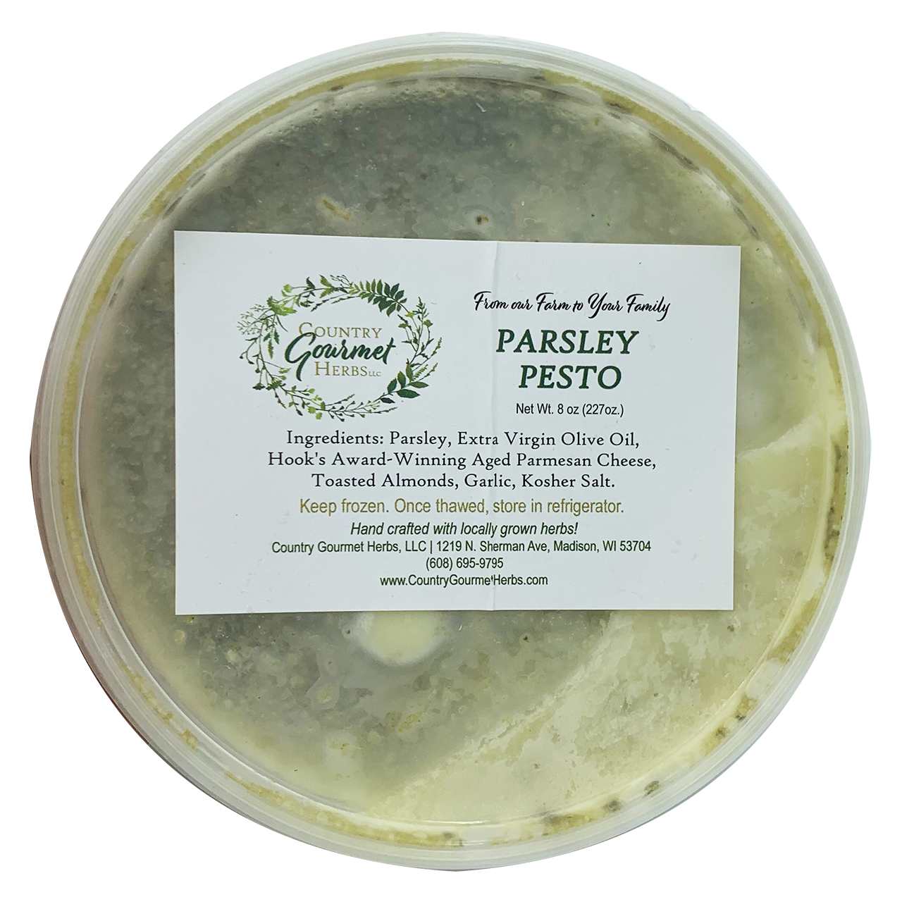 Parsley Pesto Frozen FarmFreshXpress Local Food to Your Doorstep