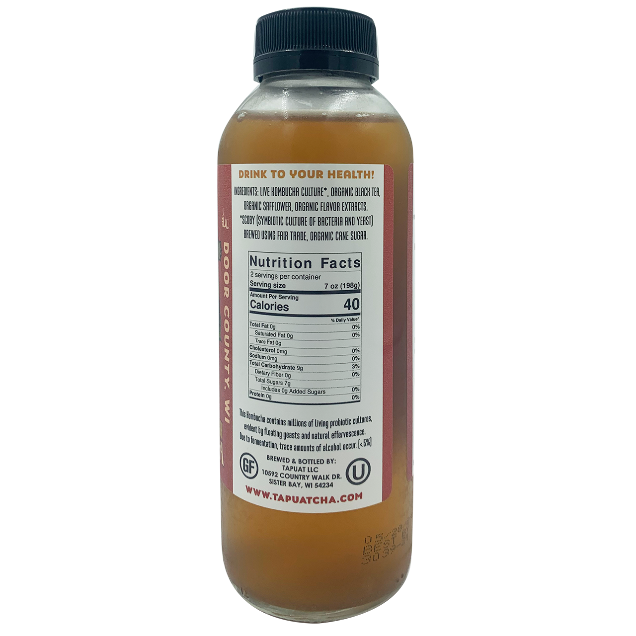 Lychee Peach Kombucha