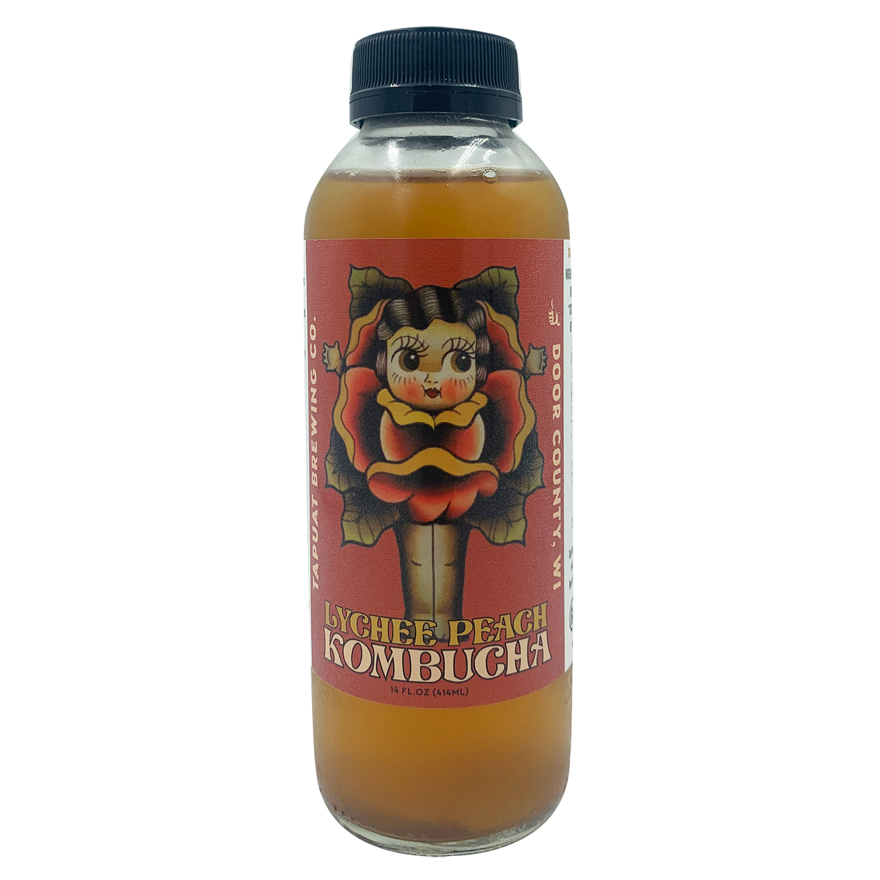 Lychee Peach Kombucha