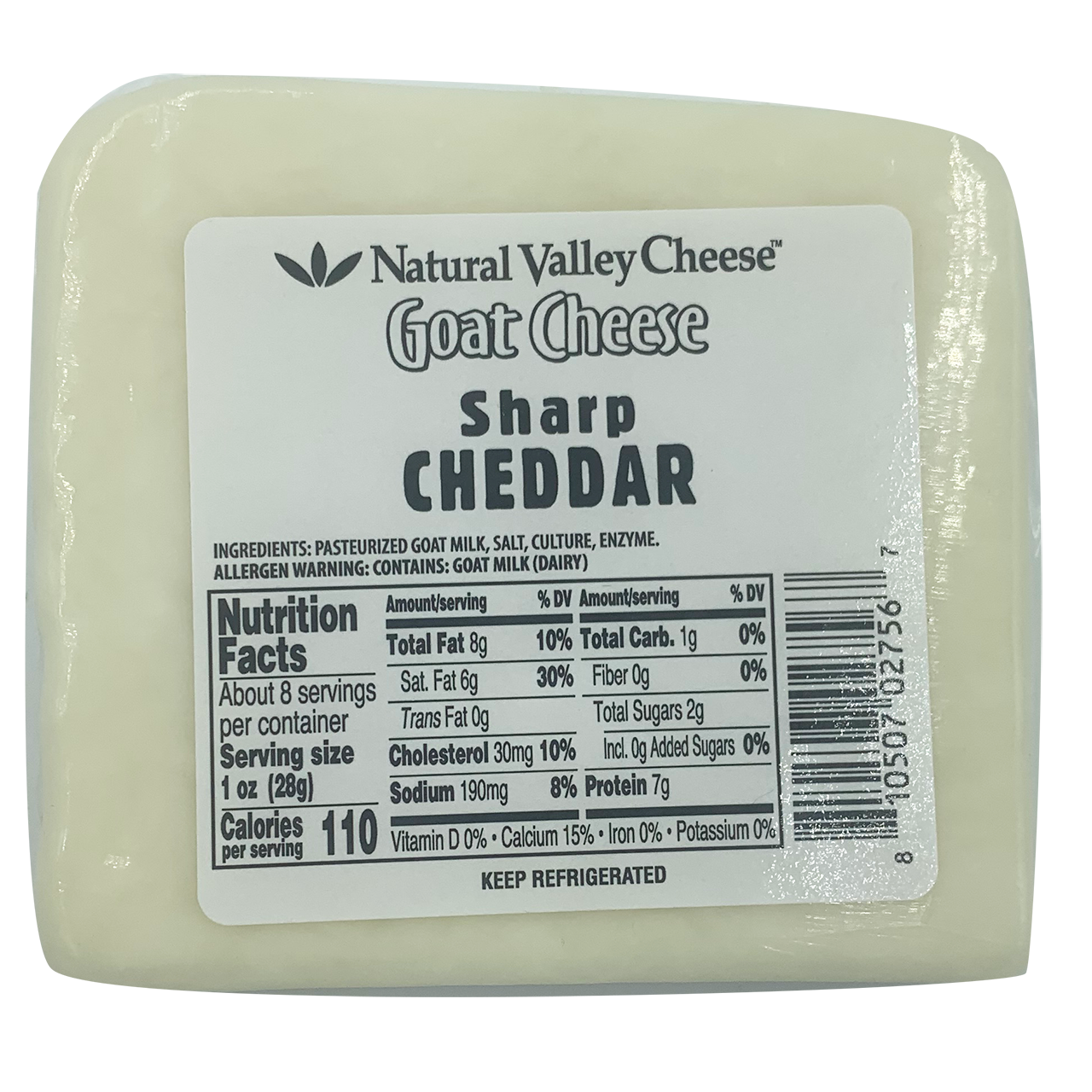Sharp Cheddar Goat Cheese