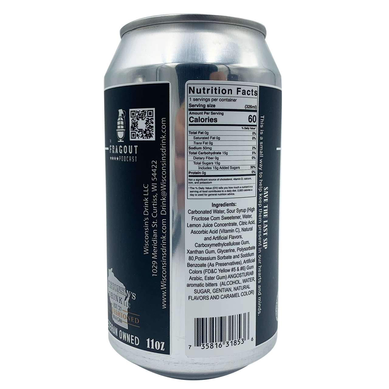 Sour Old Fashioned Mix - 4 Pack