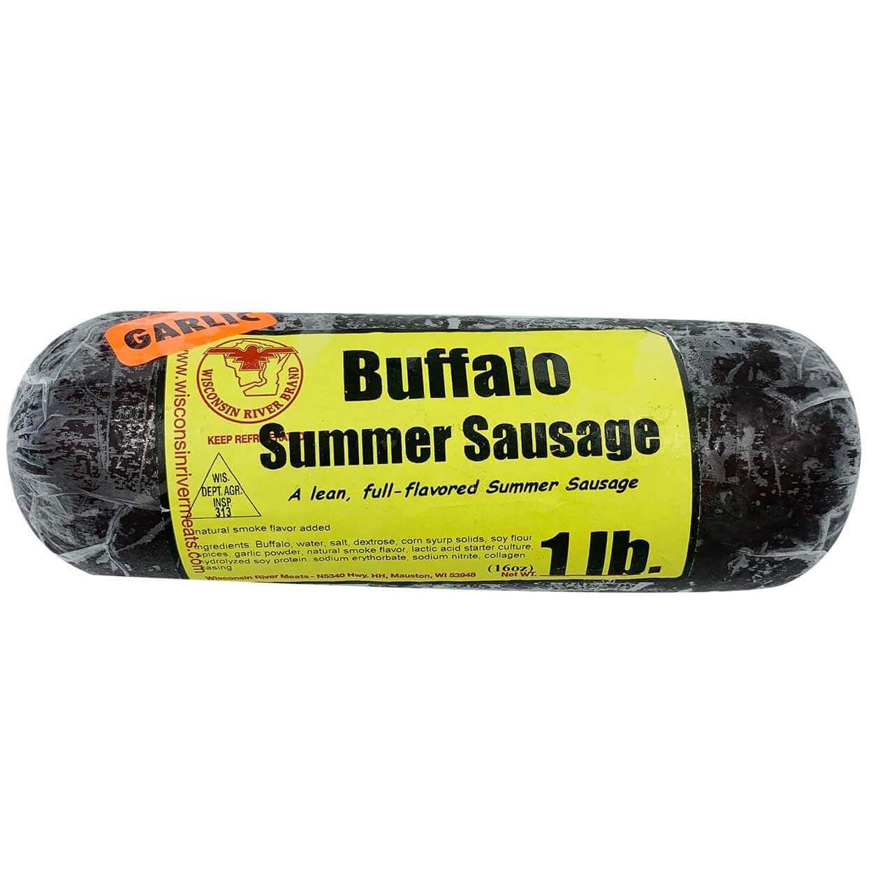 Bison Summer Sausage - Garlic