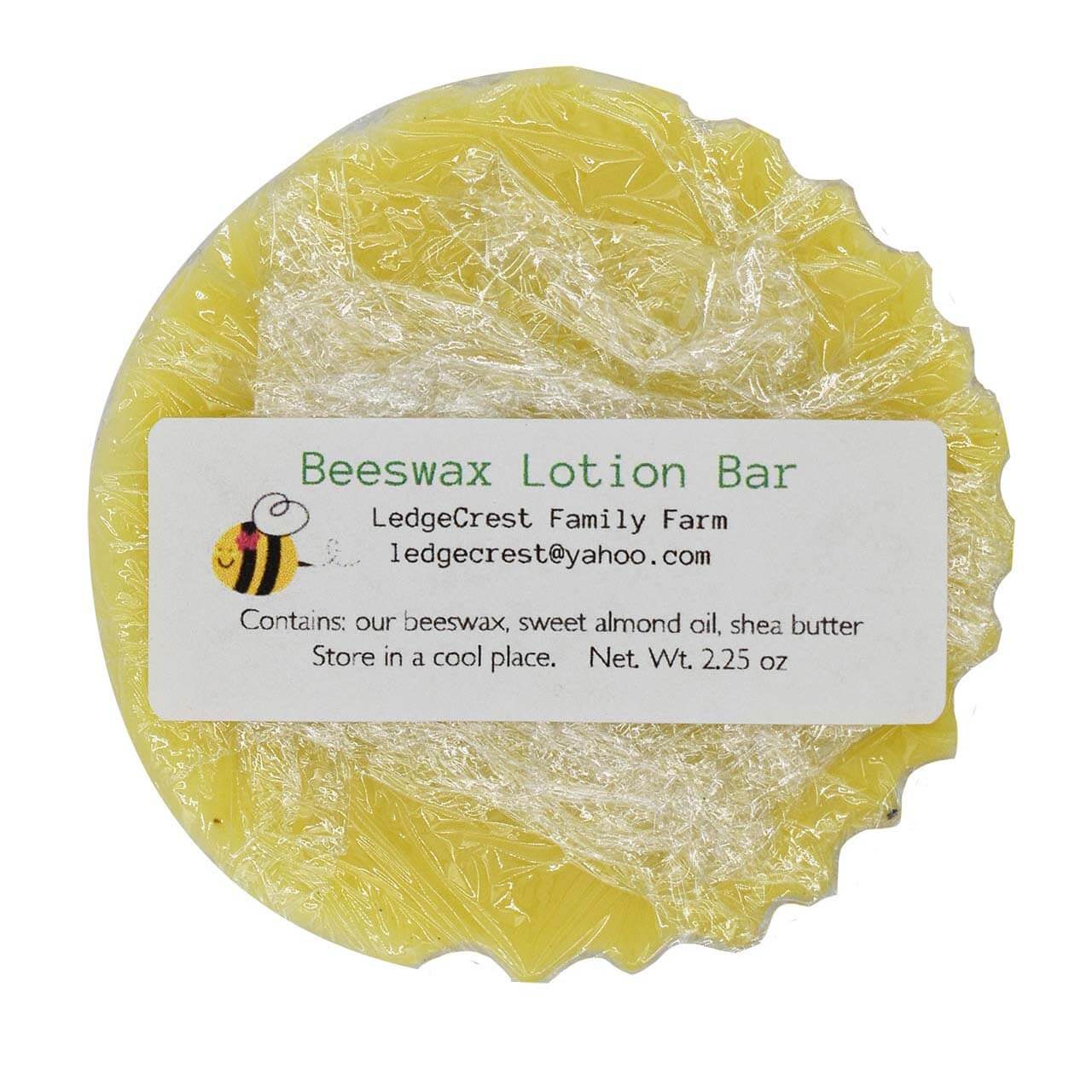 Beeswax Lotion Bar - Sunflower Shaped