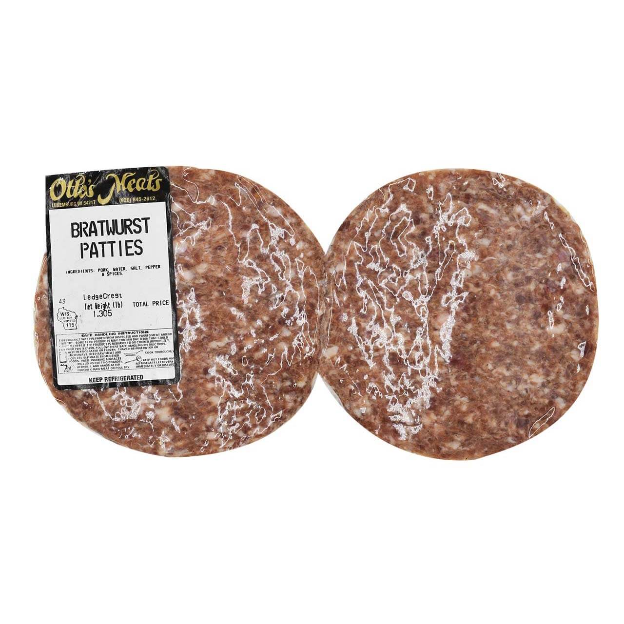 Brat Patties - 4 Pack