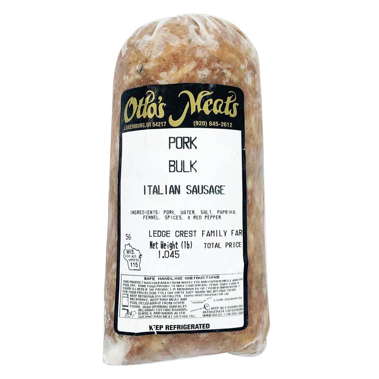 Bulk Italian Sausage