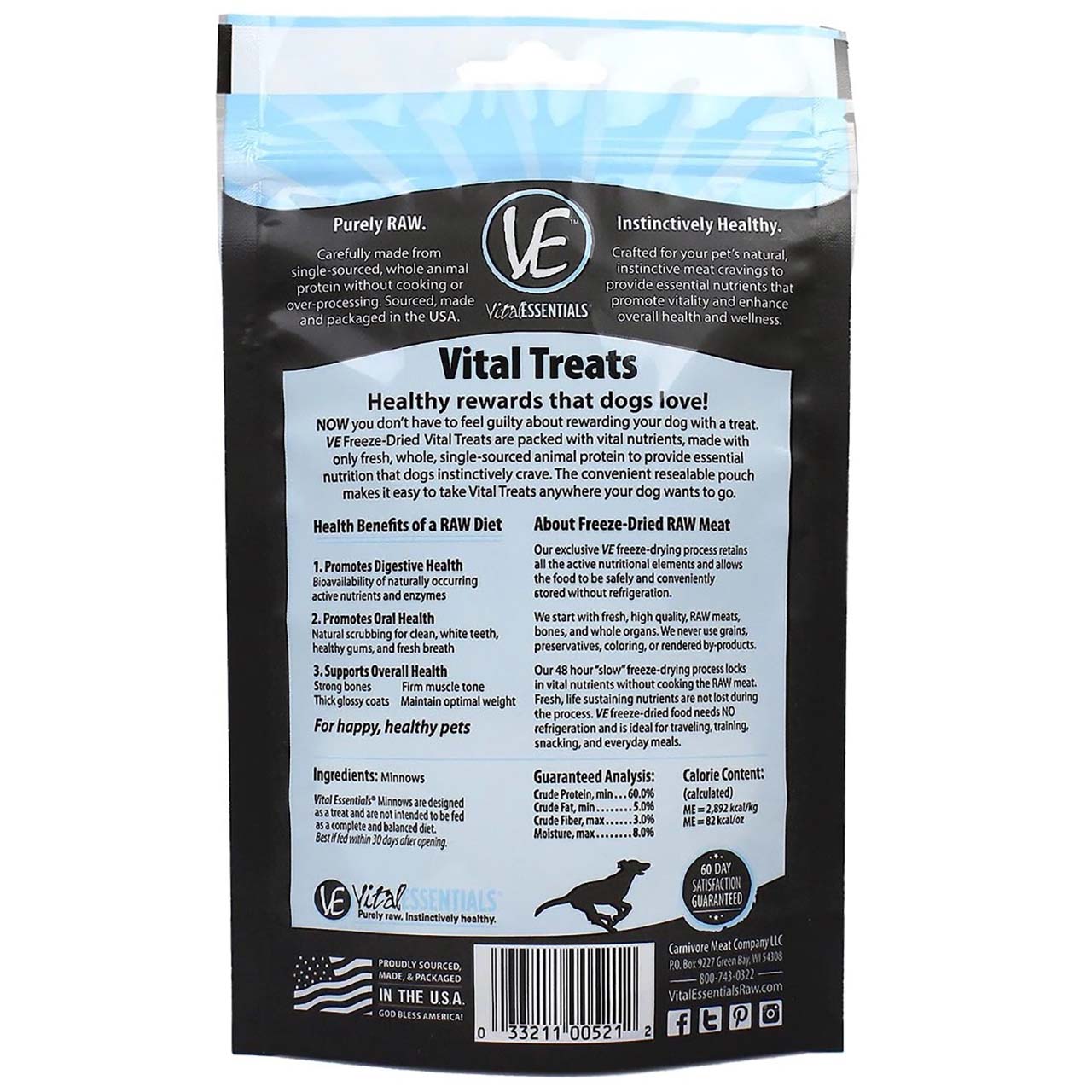 Minnows Freeze-Dried Raw Dog Treats