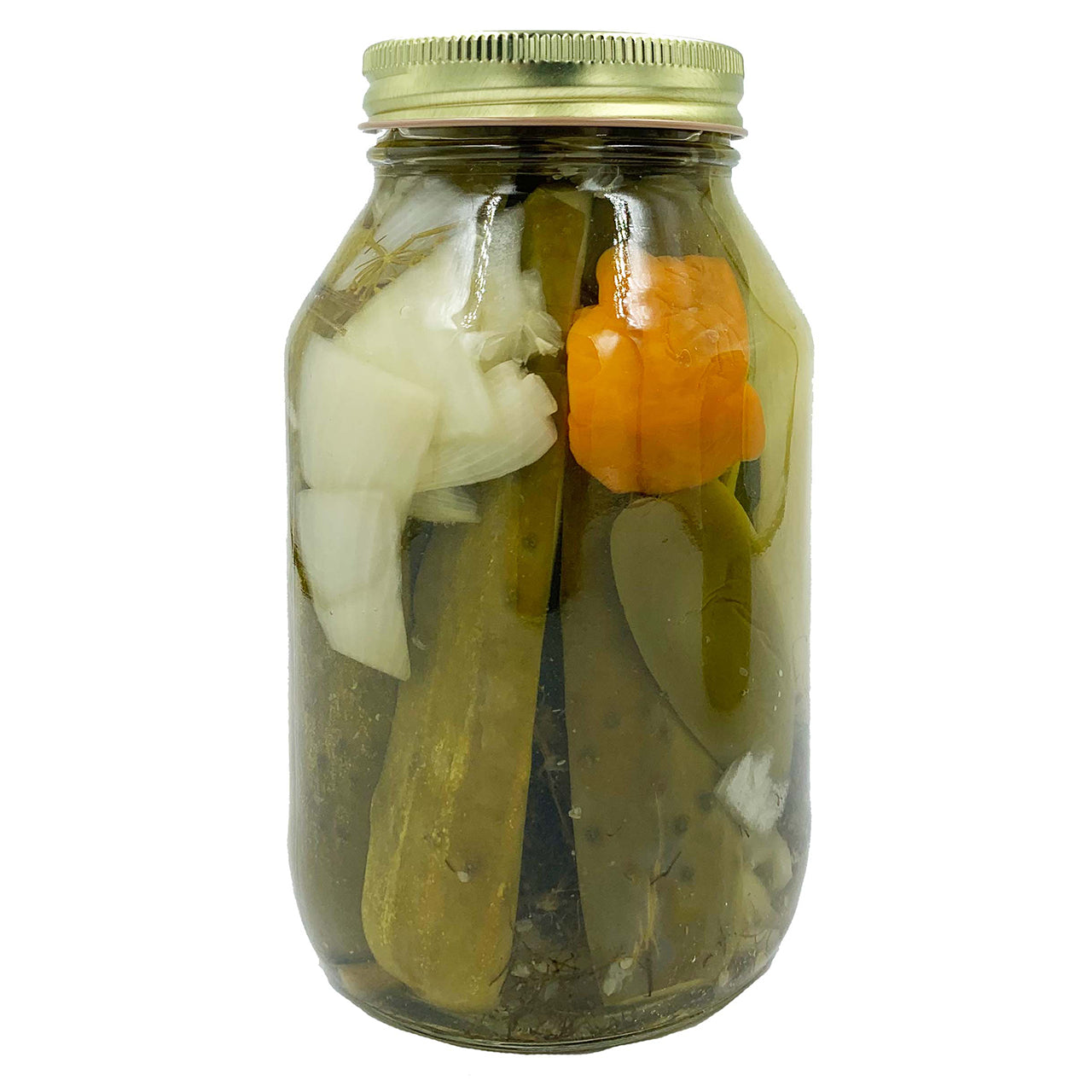 Super Hot Dill Spears w/Habanero Peppers