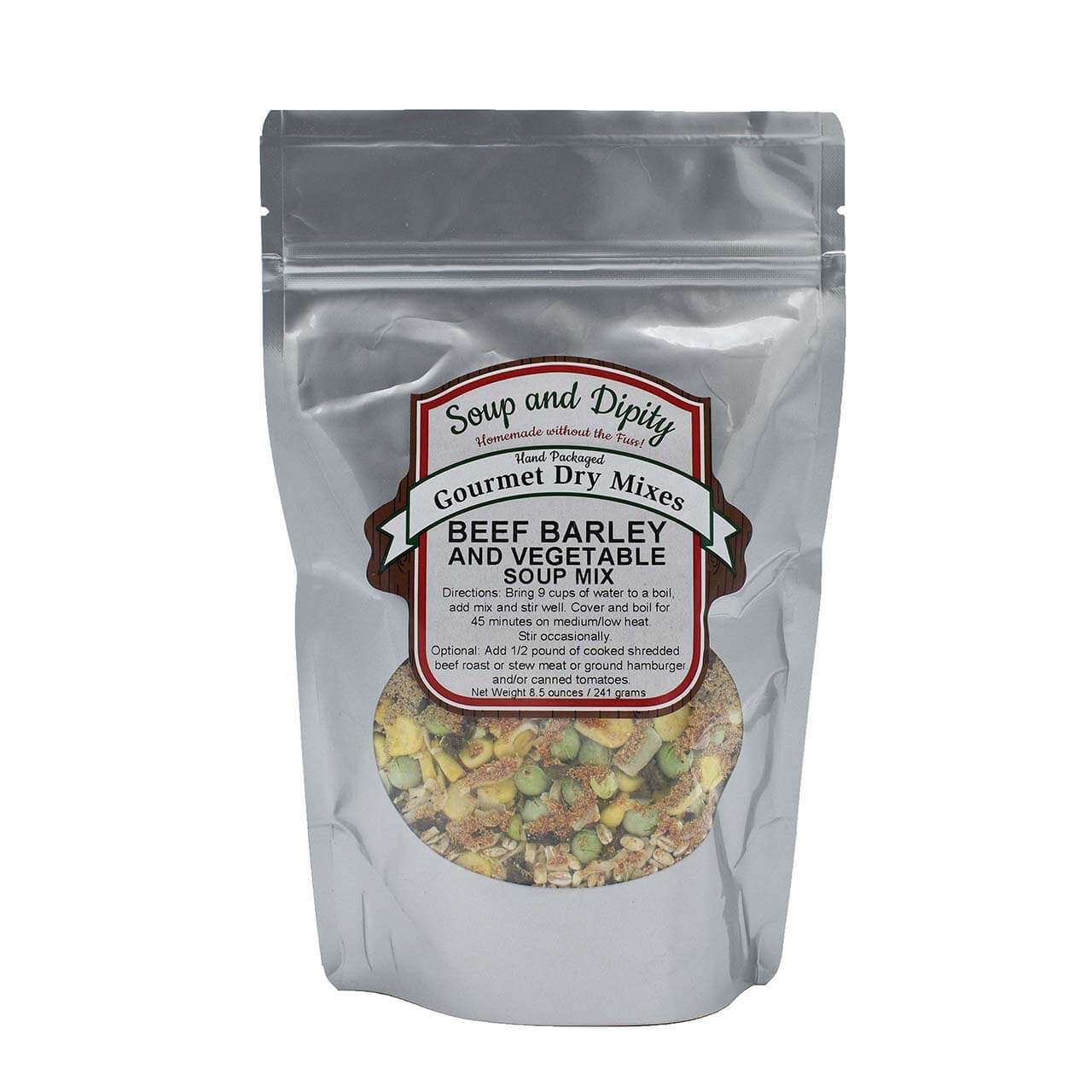 Beef Barley with Vegetable Soup Mix