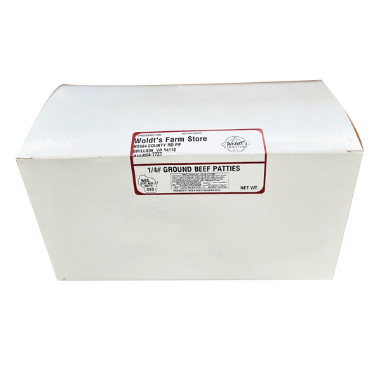 1/4 lb. Beef Patties - 5 lb. Package