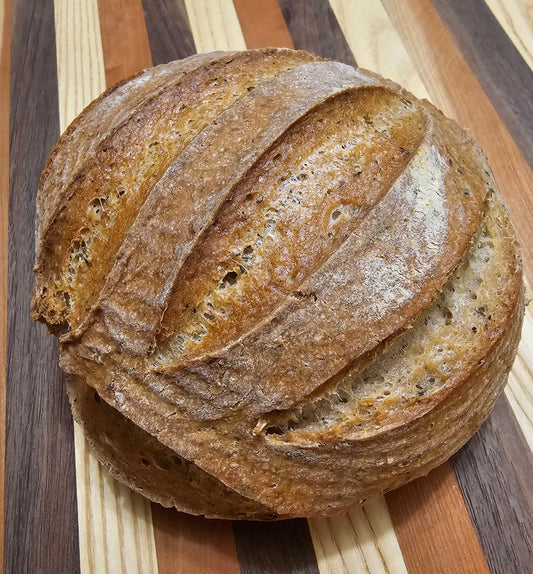Italian Herb Sourdough Boule - Gluten Free & Vegan