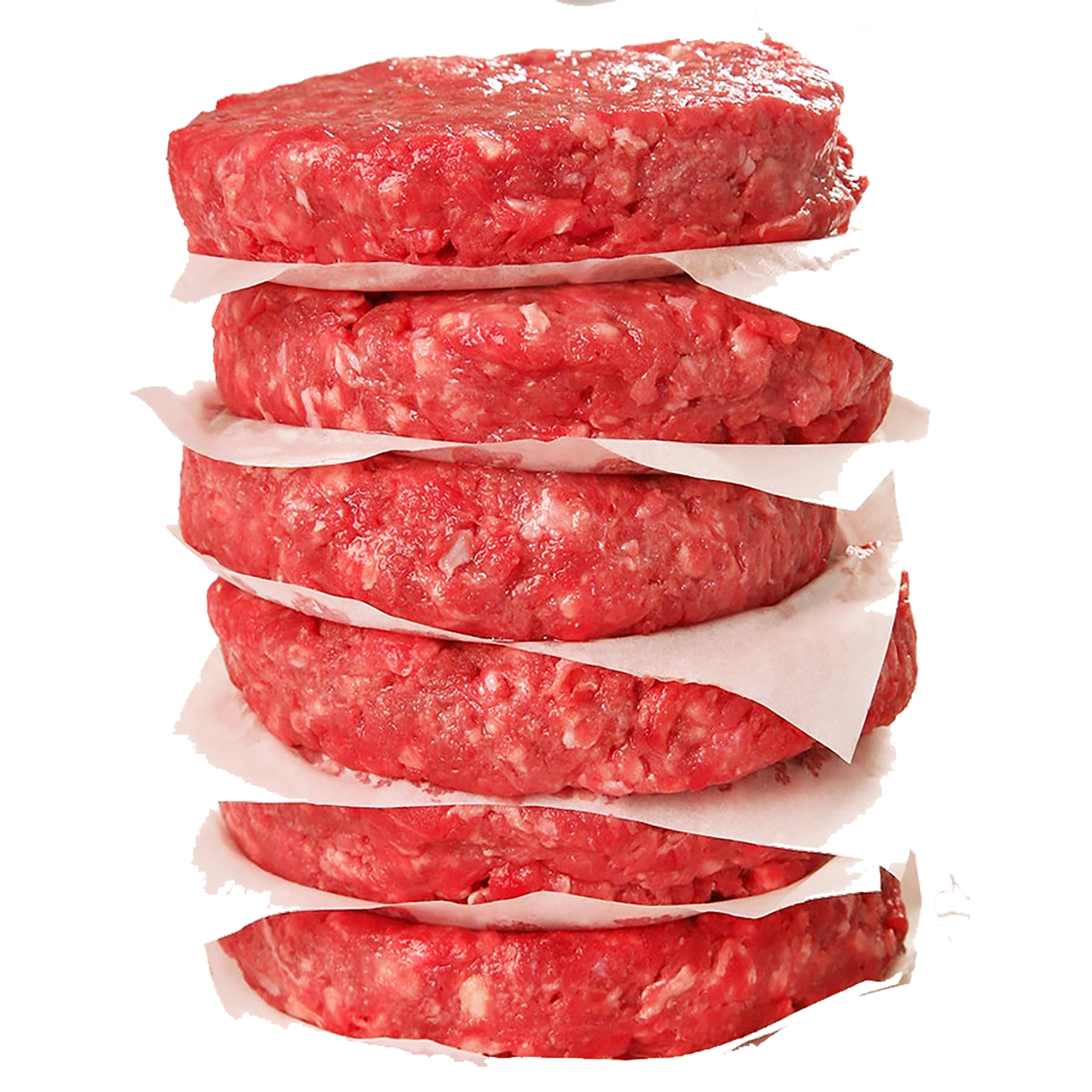 1/3 lb. Beef Patties - 6 Per Package
