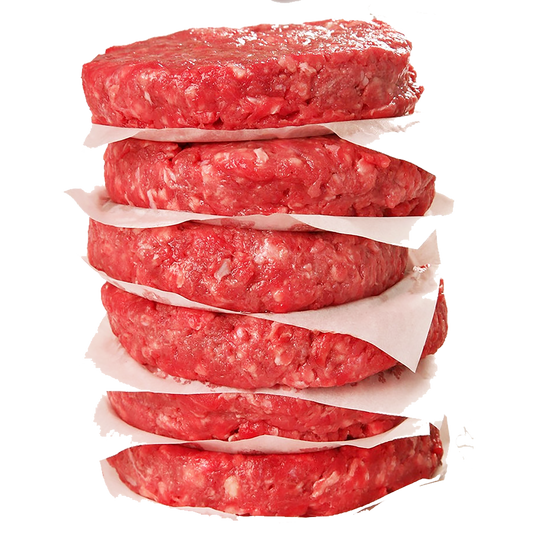 1/3 lb. Beef Patties - 6 Per Package