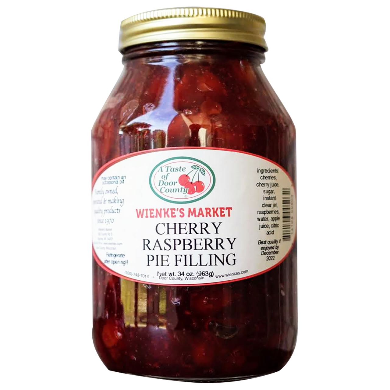 Cherry Raspberry Pie Filling