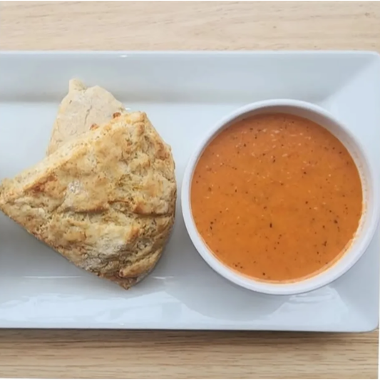 Creamy Tomato Basil Soup - Vegan & Gluten Free - Quart