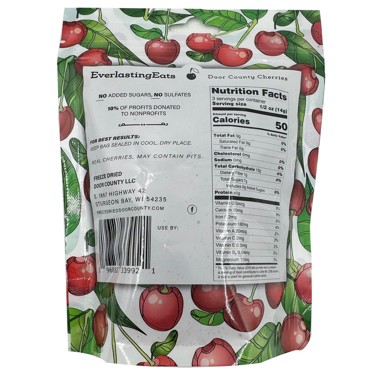 Freeze Dried Door County Cherries