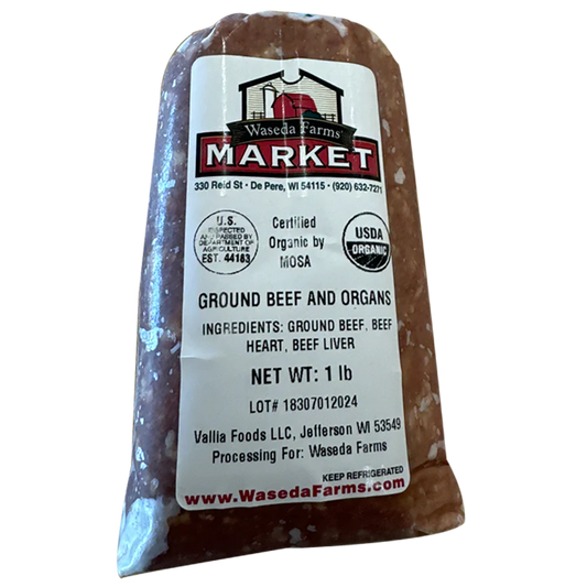 Ground Beef and Organs - Organic