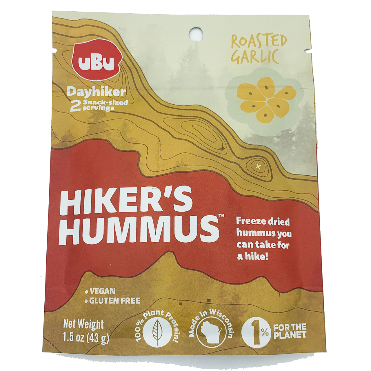 Roasted Garlic Hiker Hummus