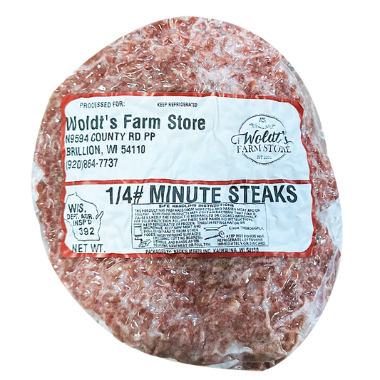 Minute Steaks - 1/4 lb. - 4 Per Package