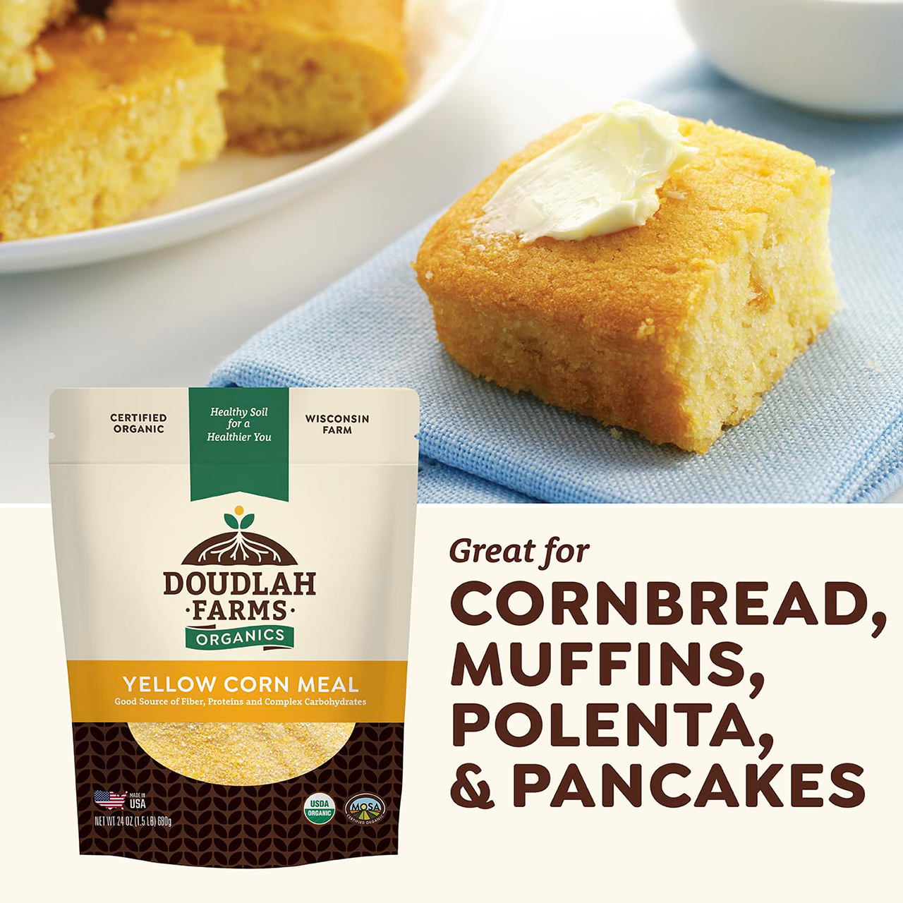 Yellow Corn Meal - Organic