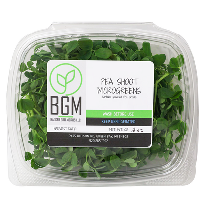 Pea Shoots Microgreens - Precut