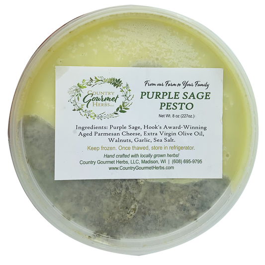Purple Sage Pesto - Frozen