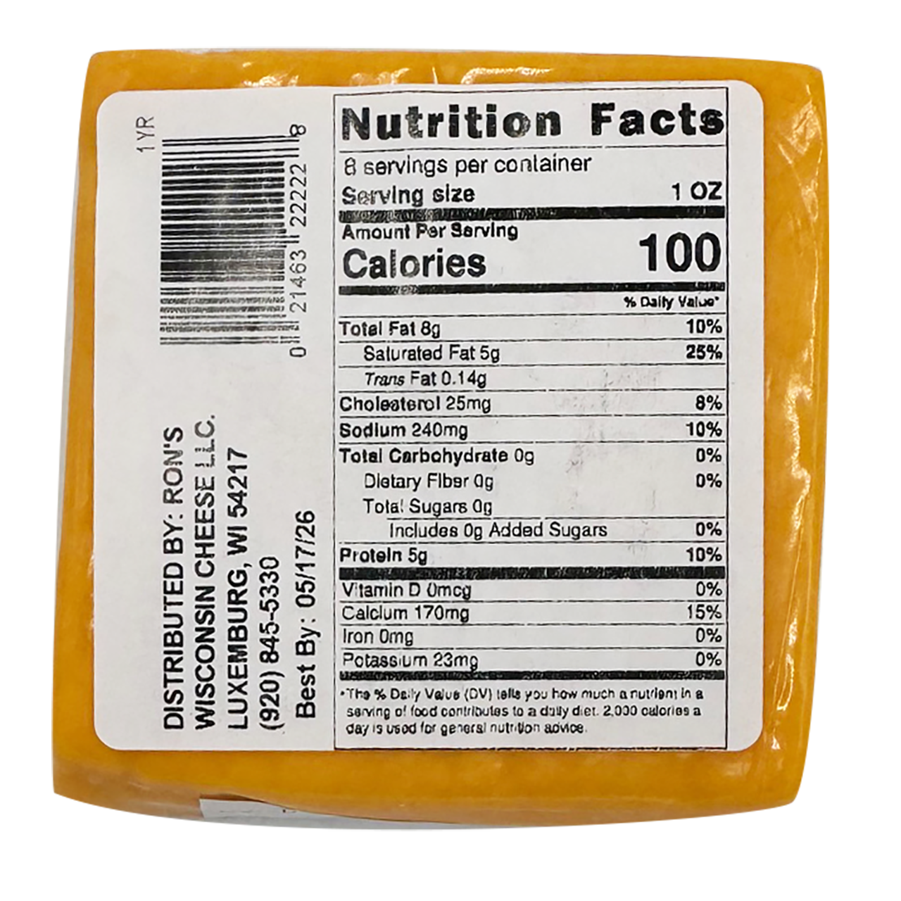 1 Year Cheddar Cheese