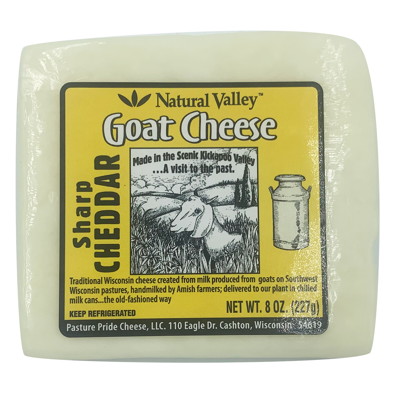 Sharp Cheddar Goat Cheese