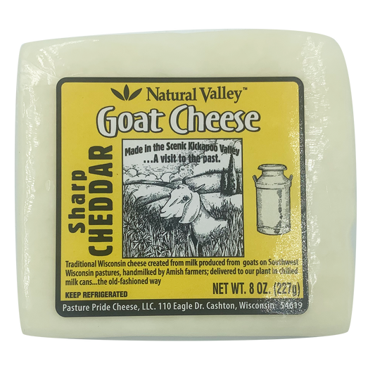 Sharp Cheddar Goat Cheese