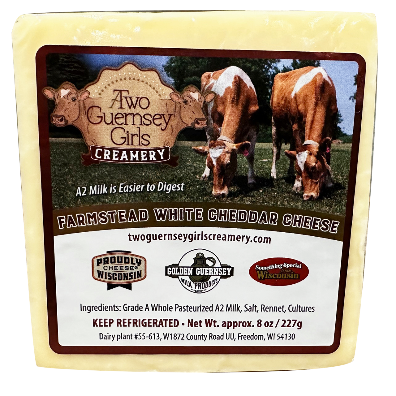 Cheddar Cheese - A2 - 1/2 lb.