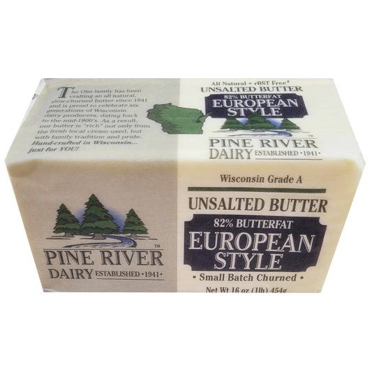 Butter - European Style 82% Butterfat - Unsalted