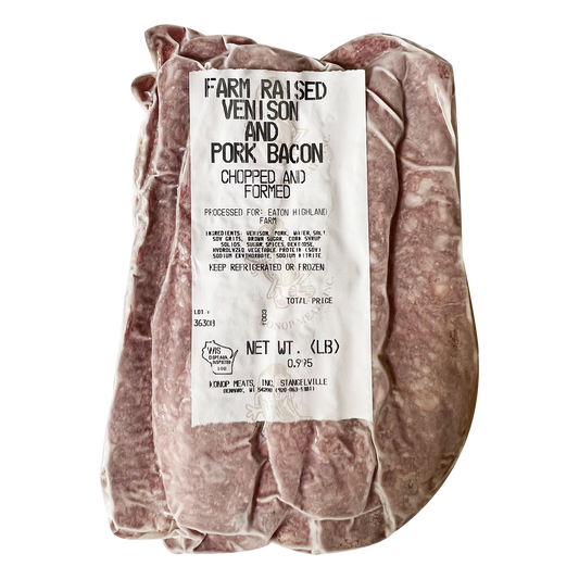 Red Deer & Pork Bacon - Farm Raised
