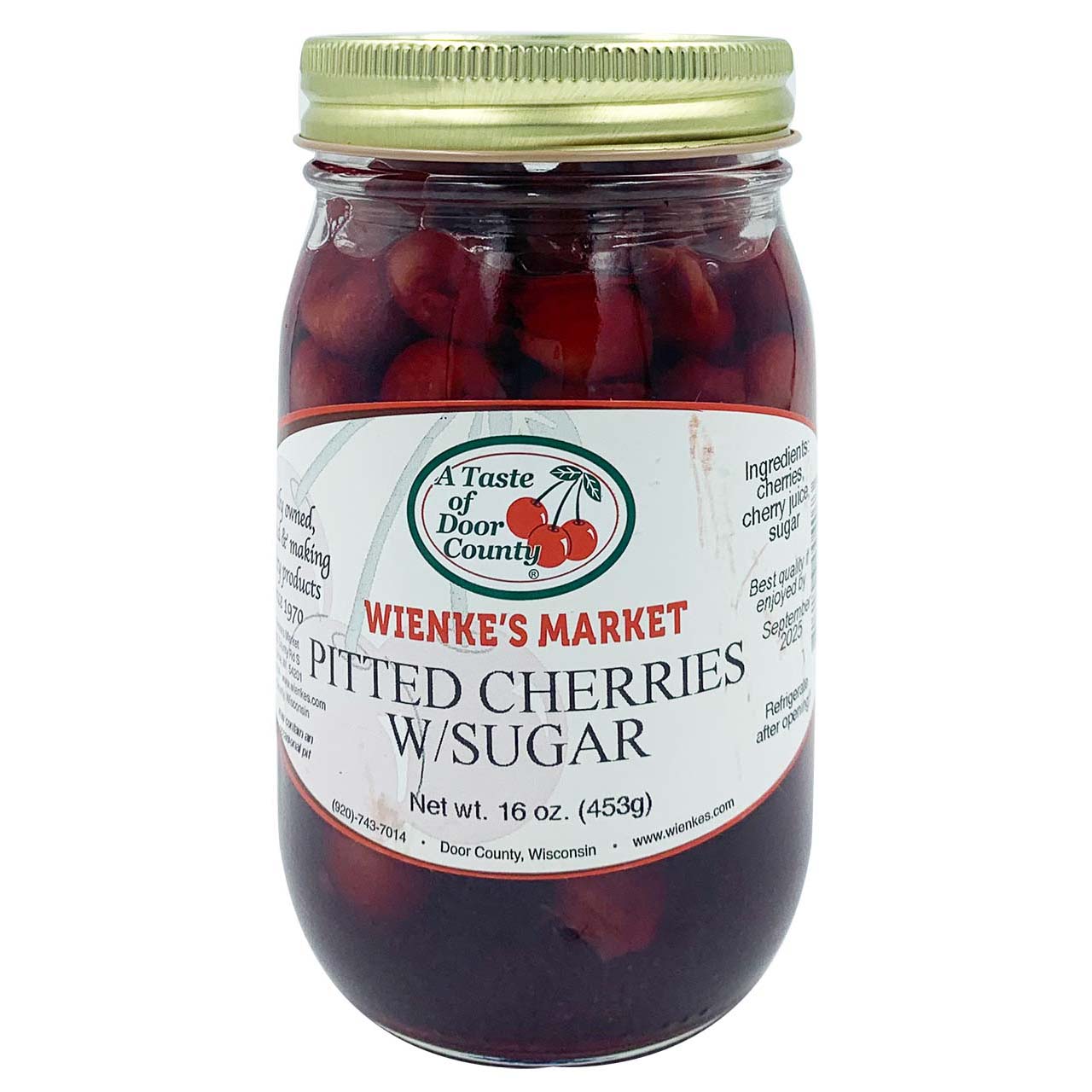 Pitted Cherries With Sugar