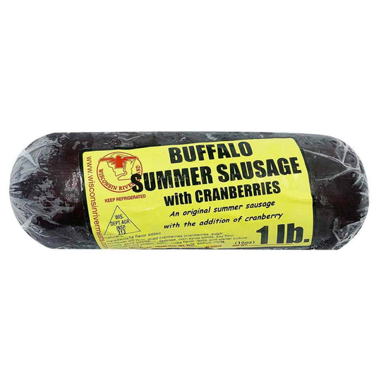 Bison Summer Sausage - Cranberry