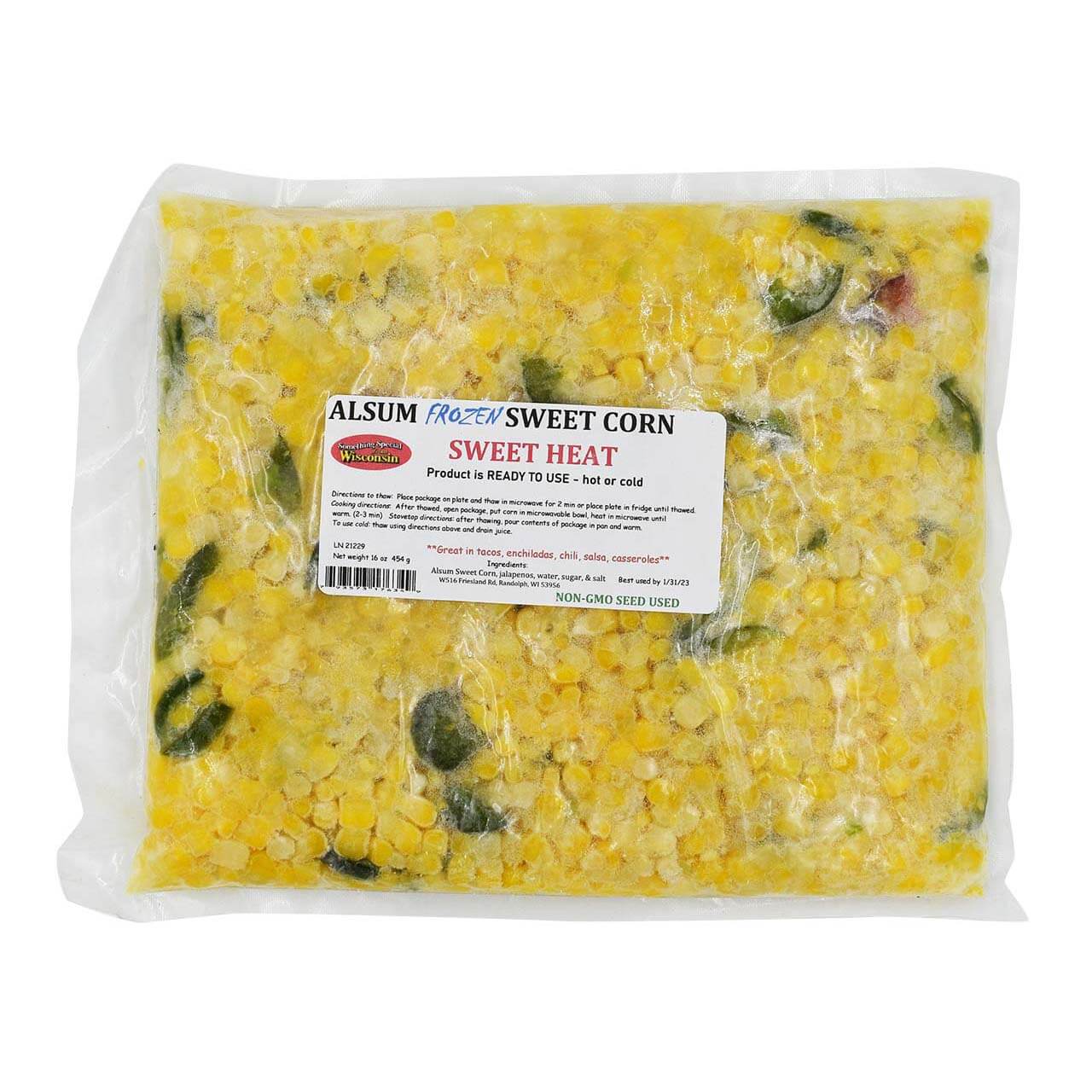 Sweet Corn With Jalapenos - Frozen