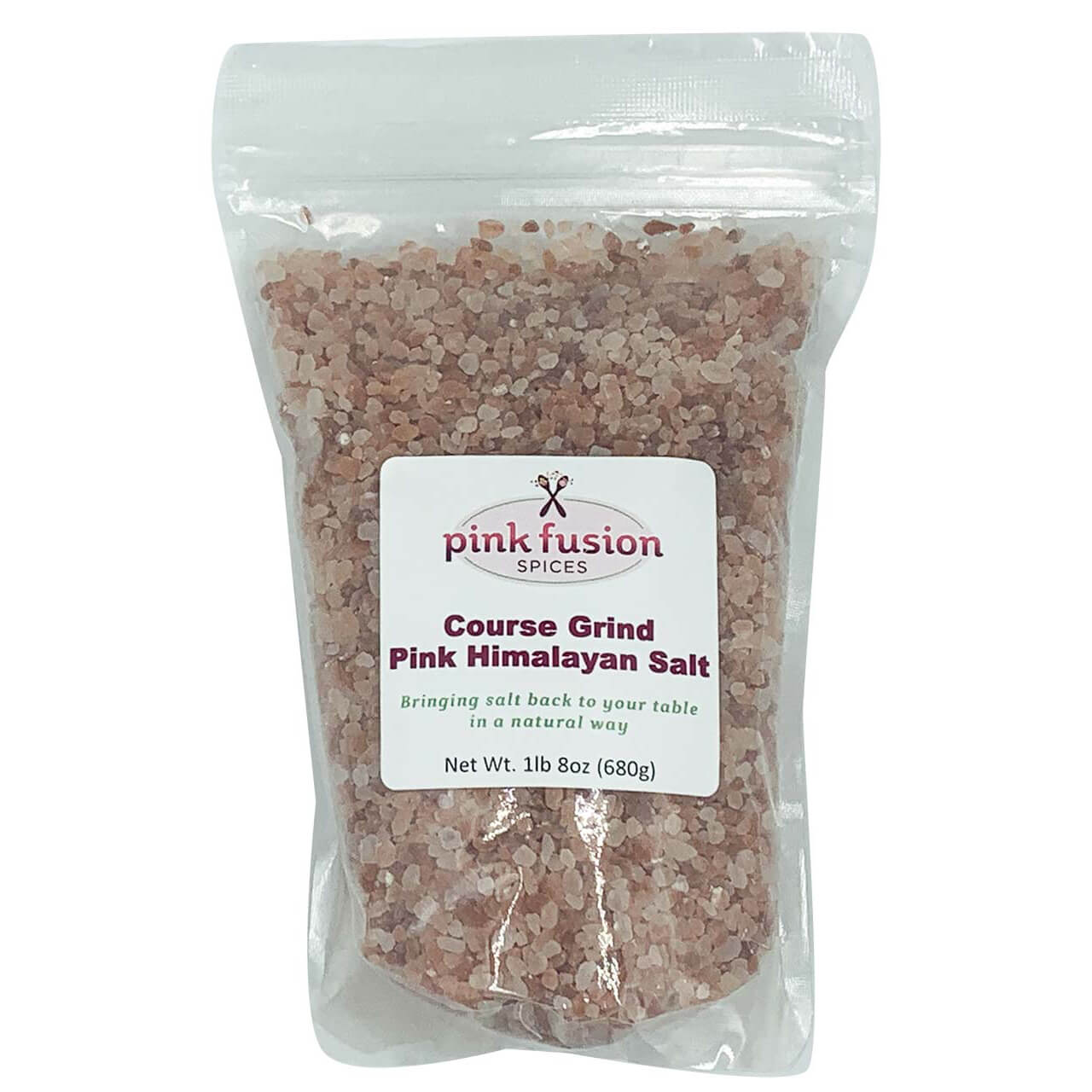 Pink Salt Course Pink Himalayan Salt - Large Packet - (Course Grind) – FarmFreshXpress ...