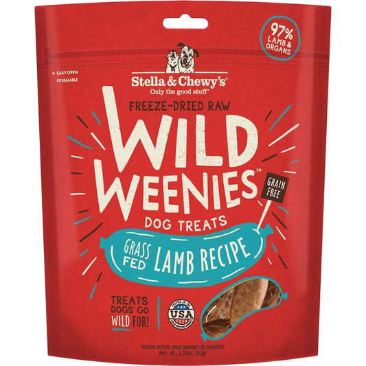 Lamb Wild Weenies Freeze-Dried Raw Dog Treats