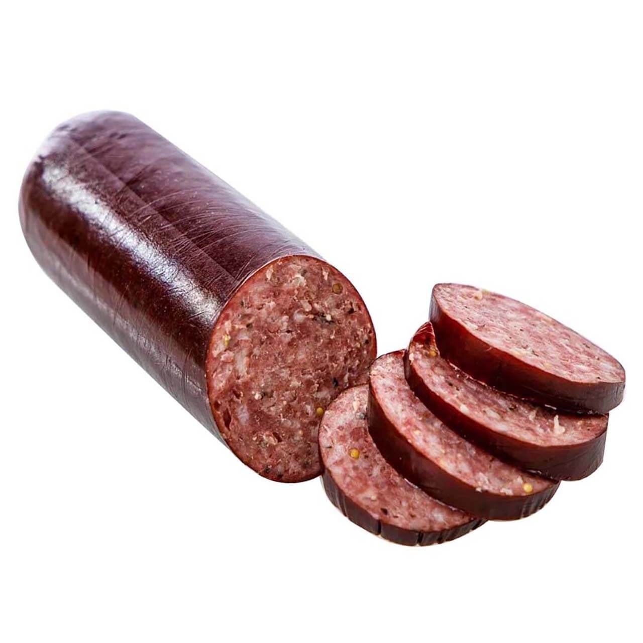 Beef Summer Sausage Sugar Free Uncured Organic FarmFreshXpress