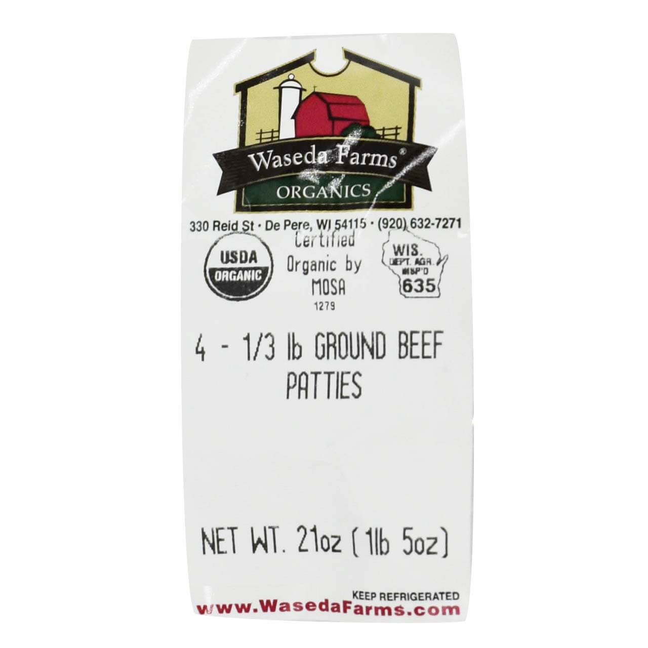Ground Beef Patties - Organic