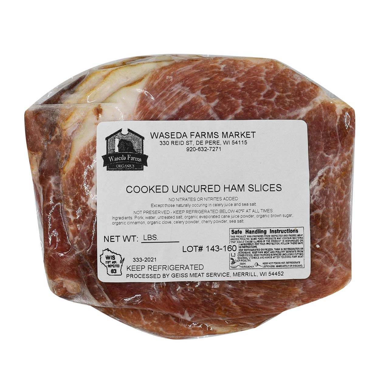 Ham Sandwich Sliced - Uncured – FarmFreshXpress - Local Food to Your ...