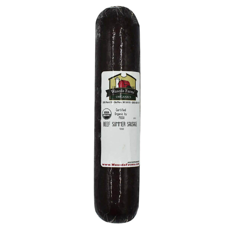 Beef Summer Sausage Uncured Organic FarmFreshXpress Local Food