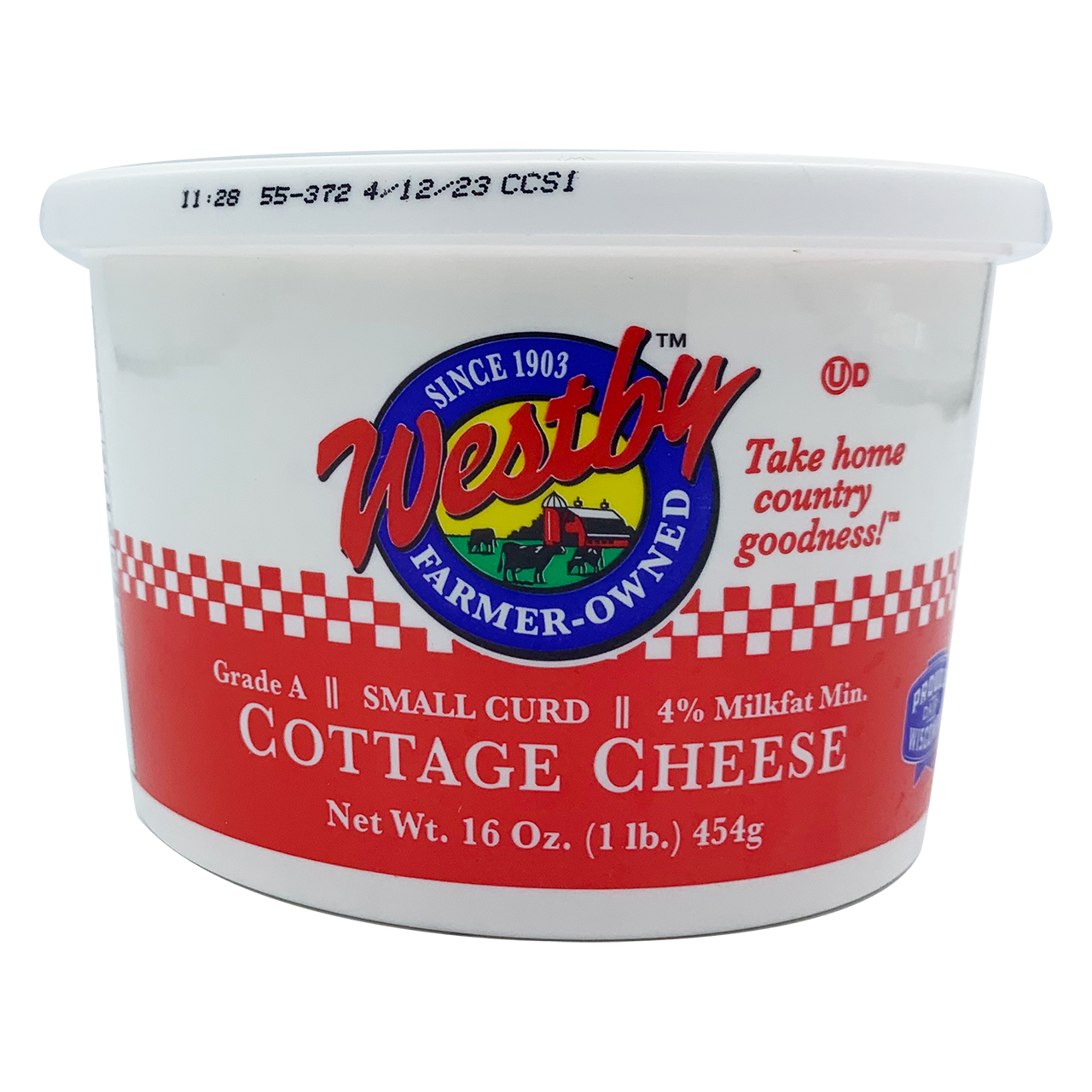 Westby Cottage Cheese 4% small curd