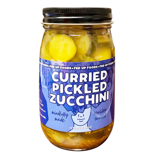 Curried Pickled Zucchini